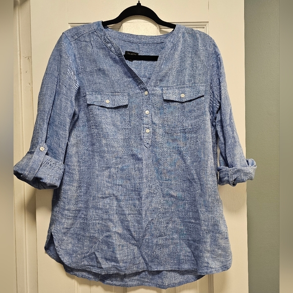 Talbots linen top - Picture 1 of 6